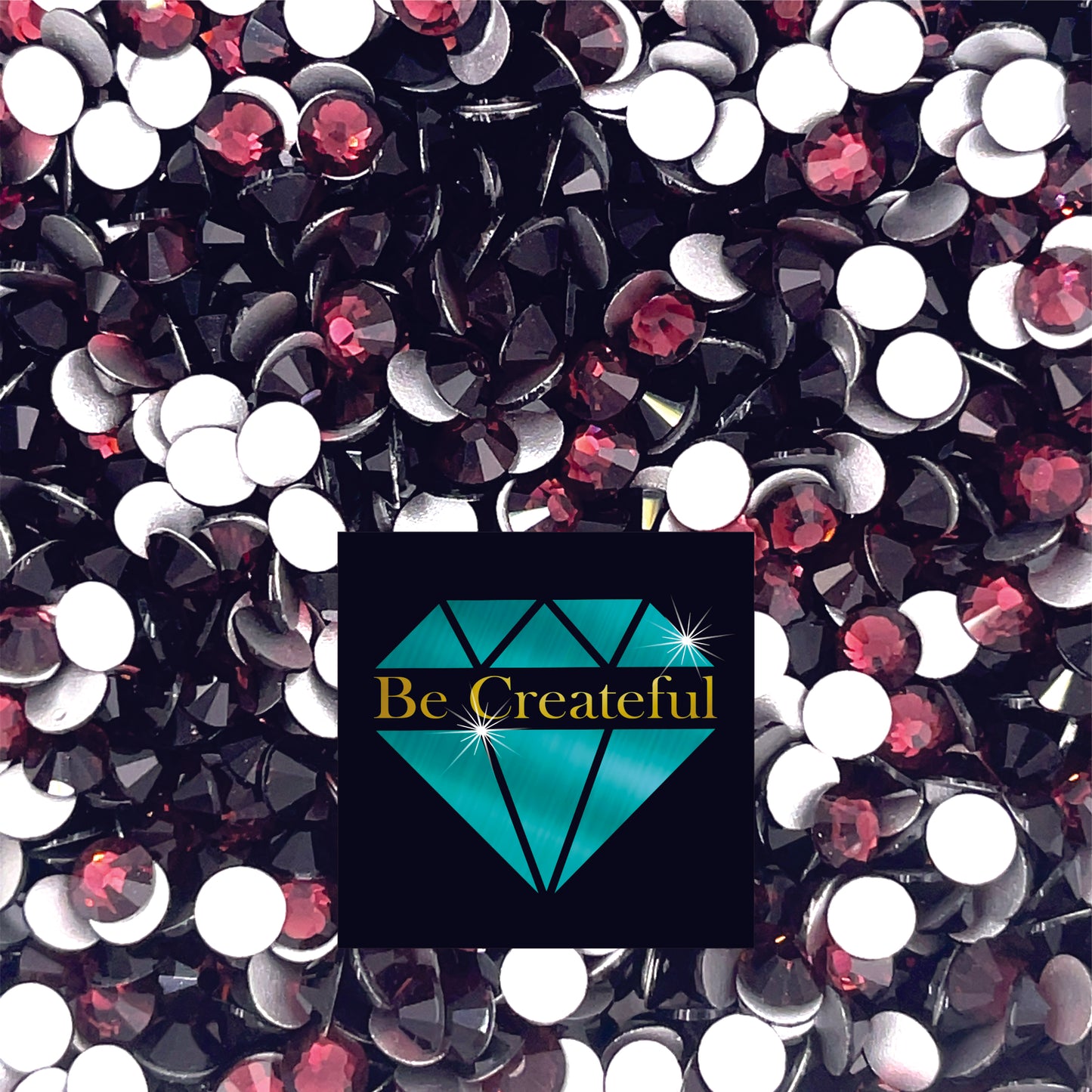 Flatback Amethyst Rhinestones - Rhinestone - Flatback Rhinestones - Glass Rhinestones - Rhinestones - 5⭐rated