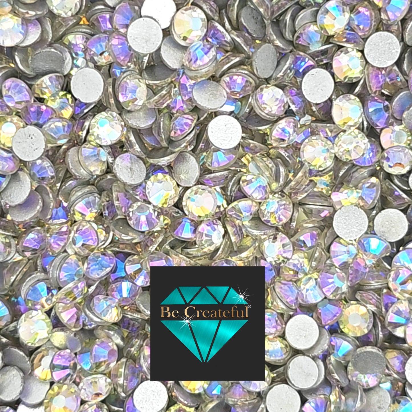 BULK Starry Sky Glass FLATBACK Rhinestones