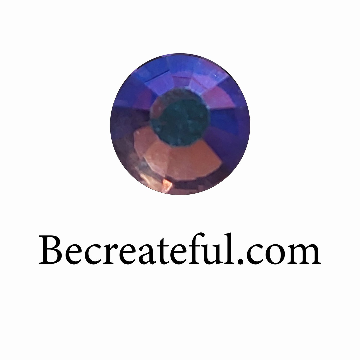 Violet AB Flatback Rhinestone