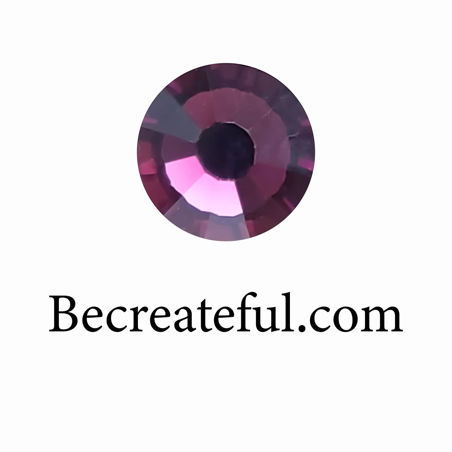 DMC Amethyst Purple Glass Hotfix Rhinestones - Be Createful, Beautiful Rhinestones at wholesale prices.
