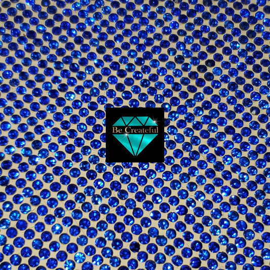 Hotfix Cobalt Glass Rhinestone Sheets