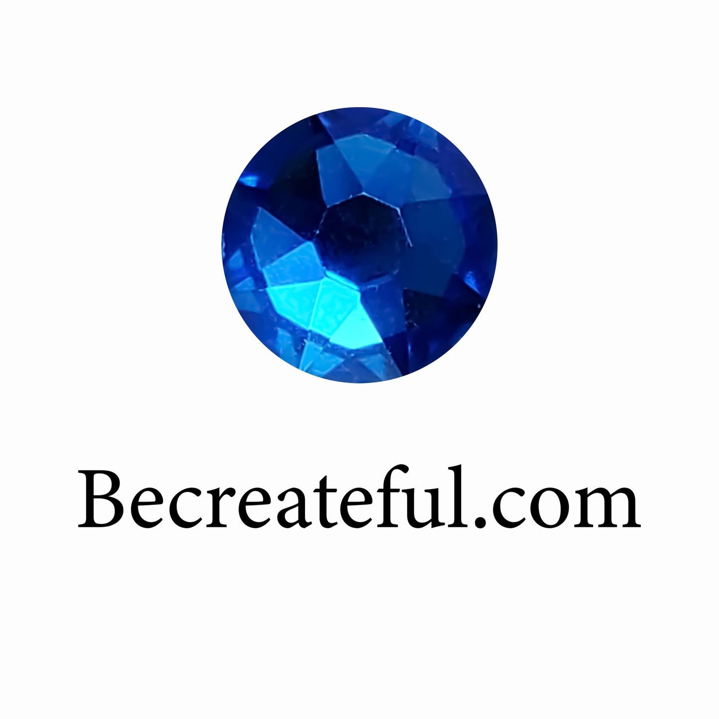 DMC Cobalt Blue Glass Hotfixs Rhinestones - Be Createful, Beautiful Rhinestones at wholesale prices.