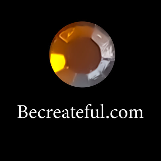 Korean Coffee Topaz Hotfix Rhinestones - Be Createful, Beautiful Rhinestones at wholesale prices.