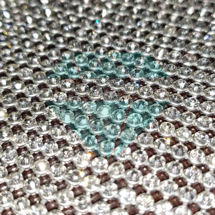 Crystal Hotfix Glass Rhinestone Mesh Strips - Rhinestone strips