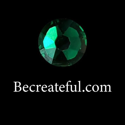 Bulk Hotfix Korean Green Glass Rhinestones - Korean Hotfix Rhinestones - Green Rhinestones