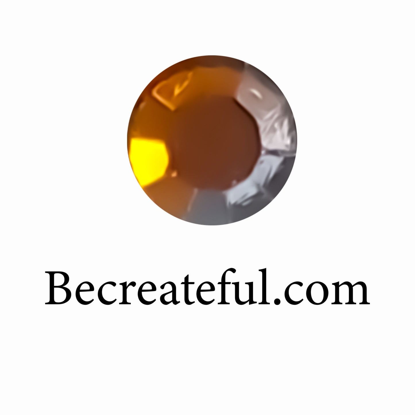 Korean Coffee Topaz Hotfix Rhinestones - Be Createful, Beautiful Rhinestones at wholesale prices.