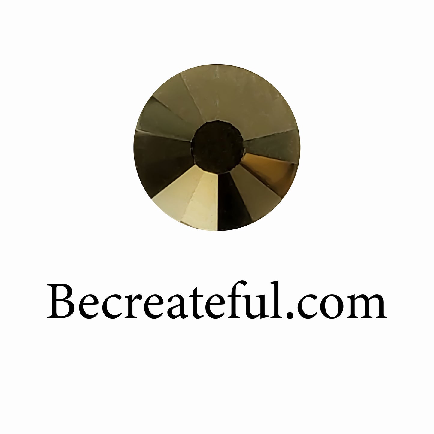 DMC Aurum Gold Glass Hotfix Rhinestones - Bulk Wholesale Rhinestones - Machine Cut Rhinestones