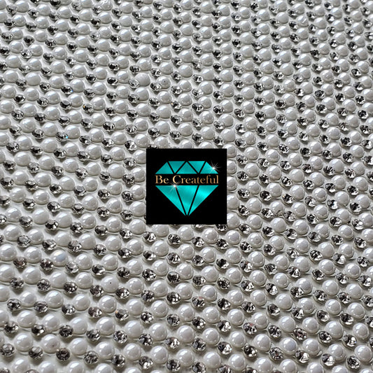 Hotfix Pearl and Crystal Rhinestone Sheets