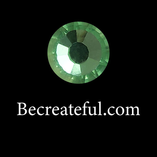 DMC Peridot Glass Hotfix Rhinestones - Be Createful, Beautiful Rhinestones at wholesale prices.