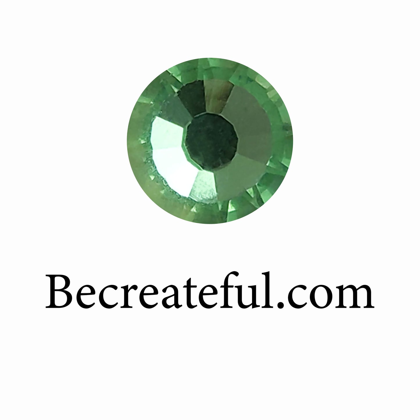 DMC Peridot Glass Hotfix Rhinestones - Be Createful, Beautiful Rhinestones at wholesale prices.
