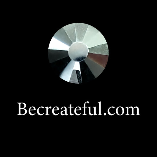 DMC Silver Hemitite Glass Hotfix Rhinestones