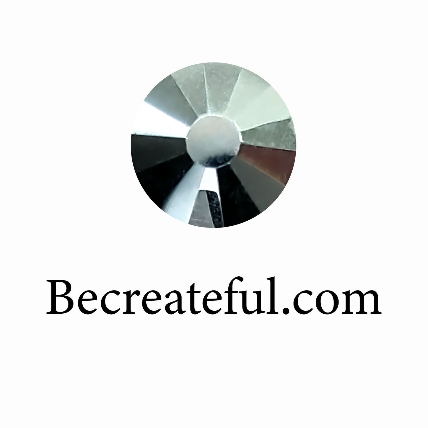 DMC Silver Hemitite Glass Hotfix Rhinestones