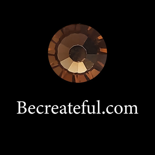 DMC Smoked Topaz Glass Hotfix Rhinestones - Be Createful, Beautiful Rhinestones at wholesale prices.