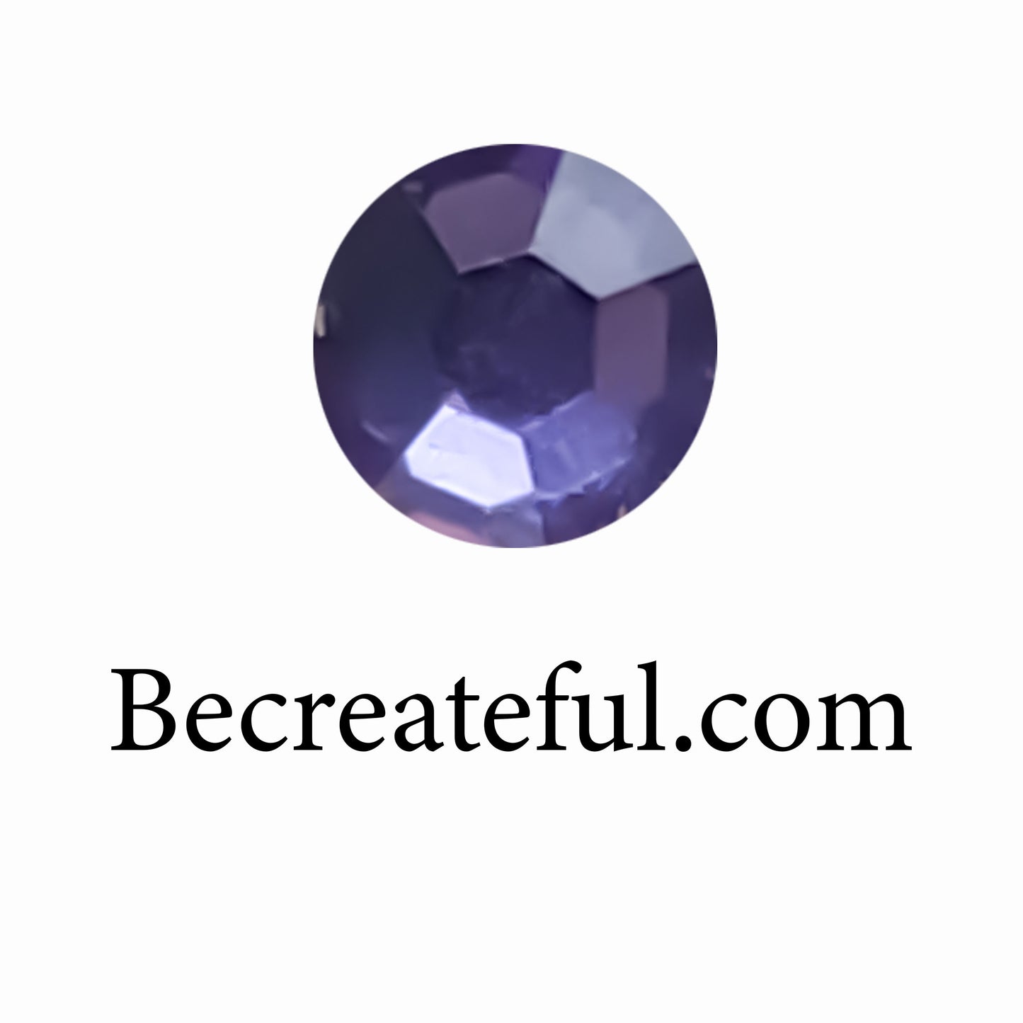 DMC Tanzanite Glass Hotfix Rhinestones - Be Createful, Beautiful Rhinestones at wholesale prices.