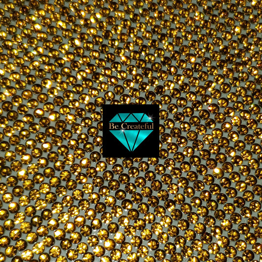 Hotfix Topaz Glass Rhinestone Sheets