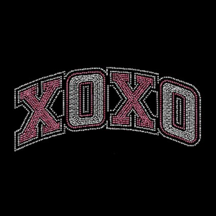 XOXO Rhinestone Transfer