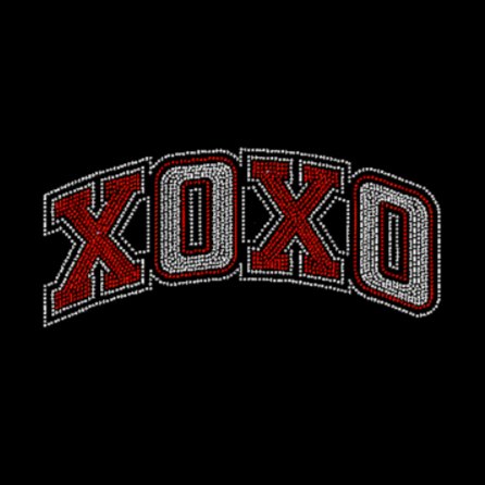 XOXO Rhinestone Transfer