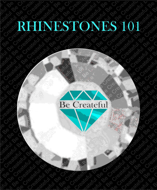 Rhinestones 101-Everything you want to know about hotfix rhinestone sizes and types.  What does Ab rhinestones mean?