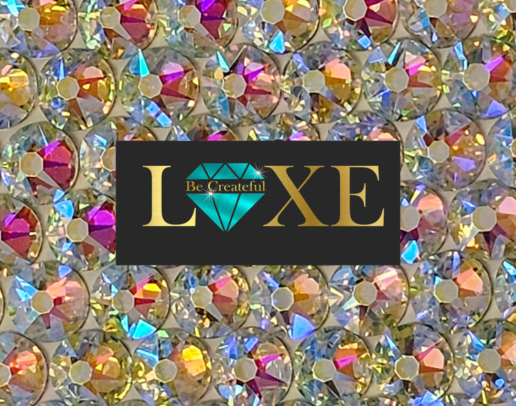 LUXE® White Opal Hotfix Glass Rhinestones - Fast Shipping – Be Createful