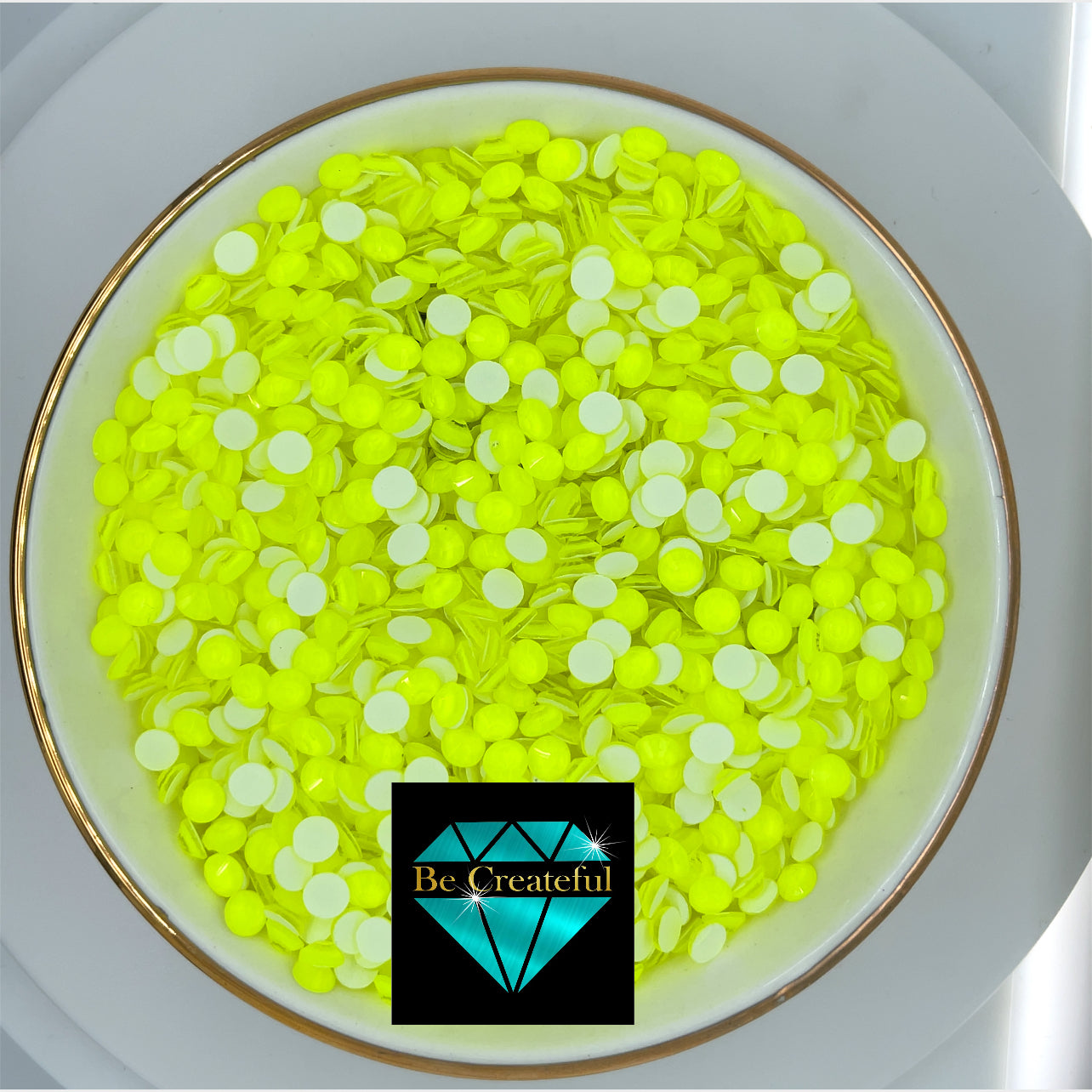 Neon Yellow LUXE® HOTFIX Rhinestones