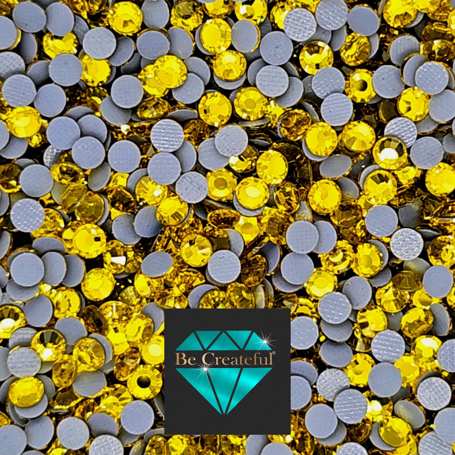 Citrine Yellow LUXE® HOTFIX Rhinestones