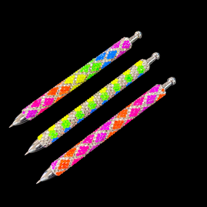 Rhinestone Crafters Gel Pen with removable shaft