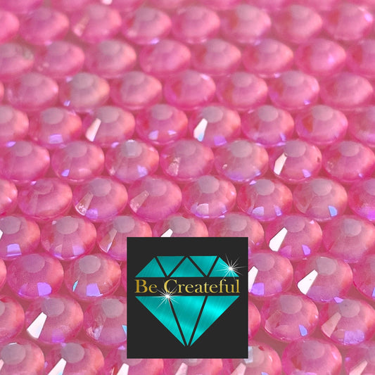 Neon Lt Pink AB LUXE® Hotfix Rhinestones