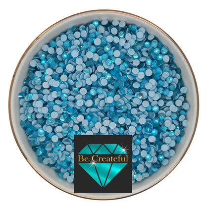 Neon Lt Blue AB LUXE® Hotfix Rhinestones