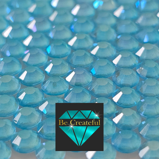 Neon Lt Blue AB LUXE® Hotfix Rhinestones
