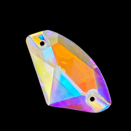 Crystal AB Galactic SHAPED Sew On Rhinestone