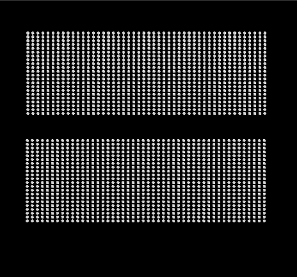 Fringe 4 inch SS16 Rhinestone Transfer