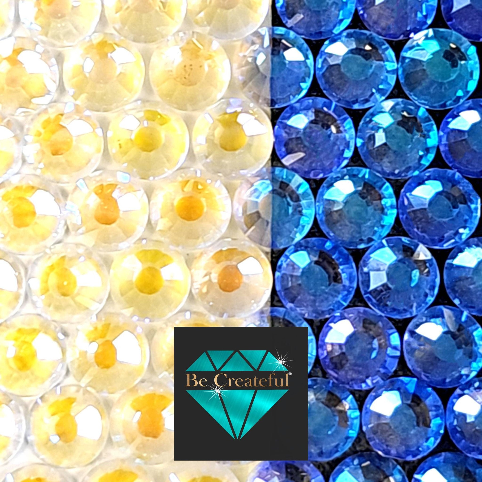 FLATBACK Aurora Transparent Rhinestones – Be Createful