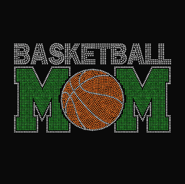 Basketball Mom in green