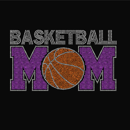 Basketball Mom Rhinestone Transfer