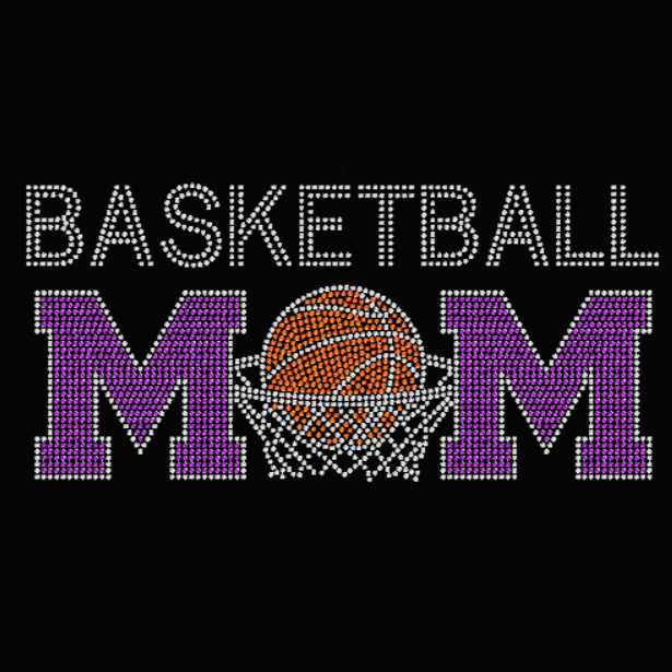 Basketball Mom in Purple