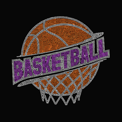 Basketball with purple
