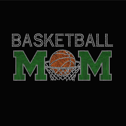 Basketball Mom Rhinestone Transfer