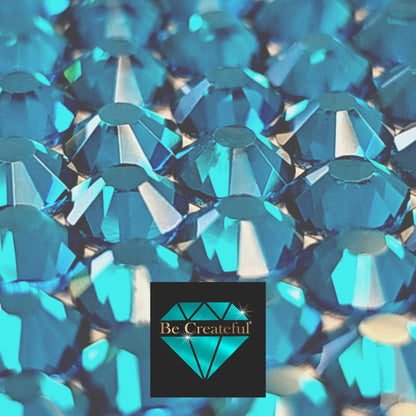 FLATBACK Blue Zircon Rhinestones