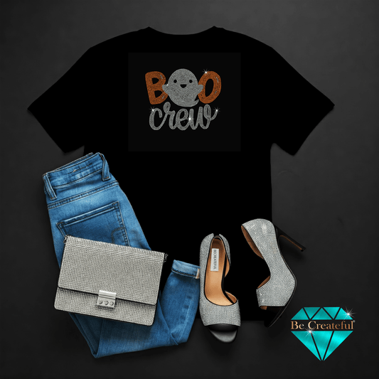 Boo Crew Rhinestone Transfer
