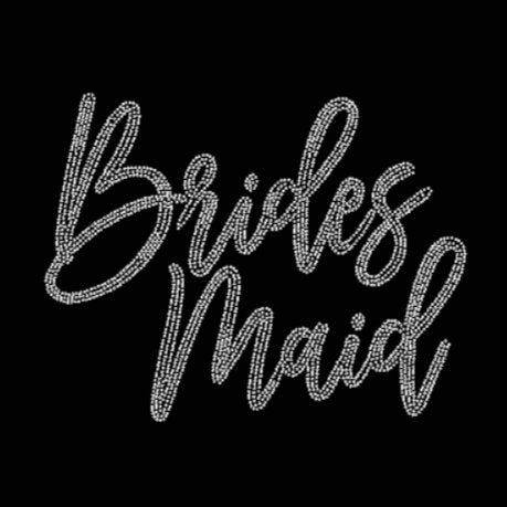 Brides Maid Rhinestone Transfer