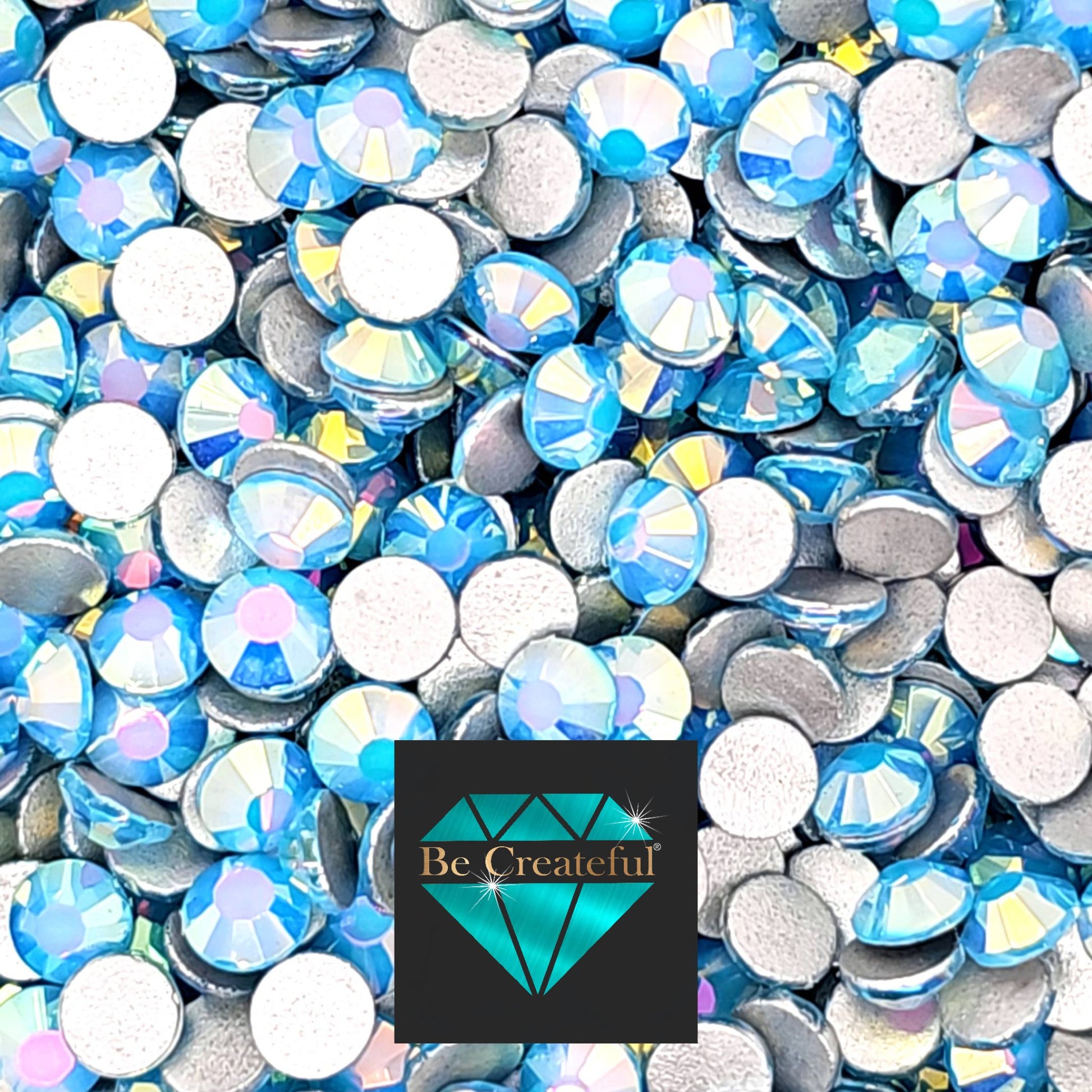 FLATBACK Caribbean Blue Flatback Rhinestones