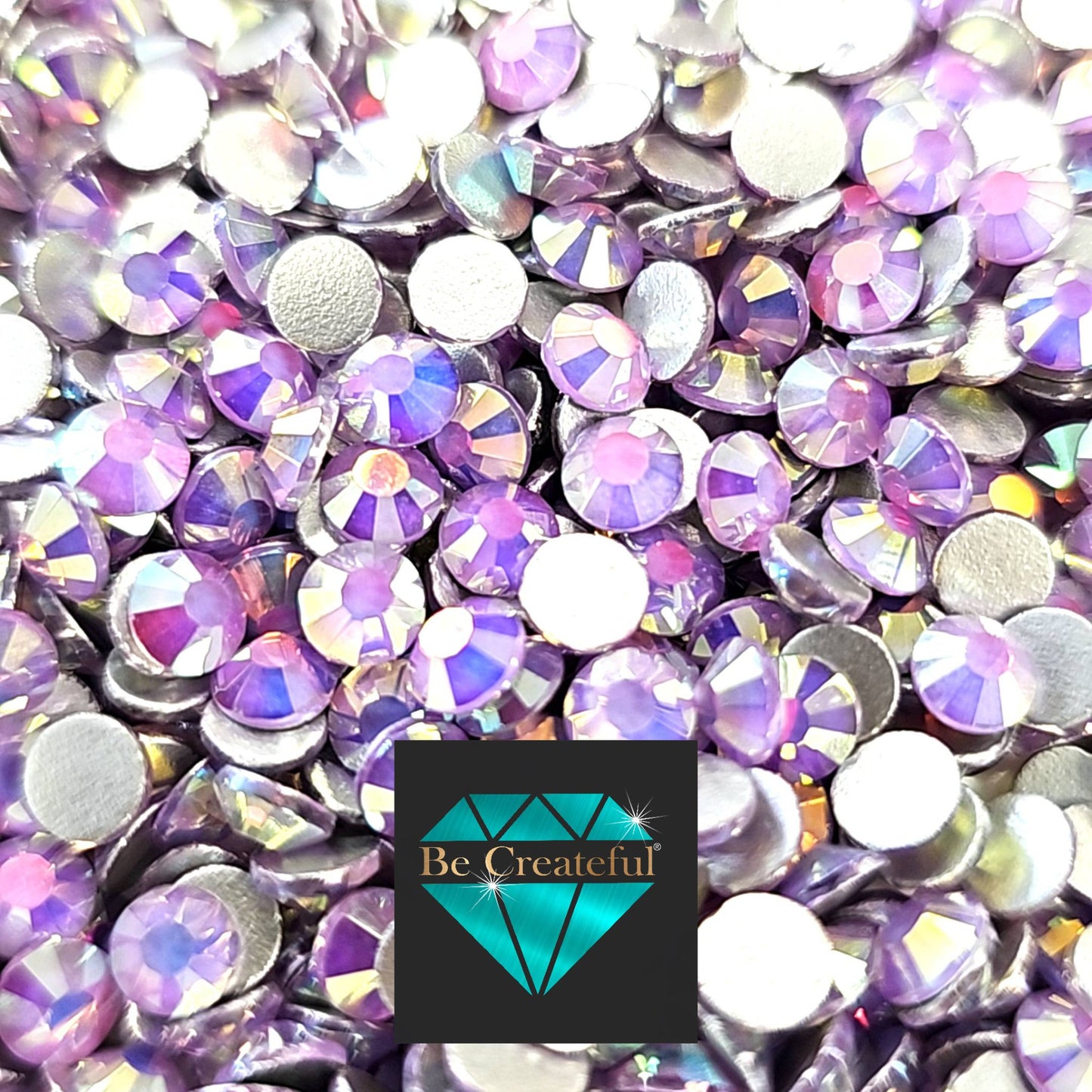 FLATBACK Caribbean Lavender Flatback Rhinestones