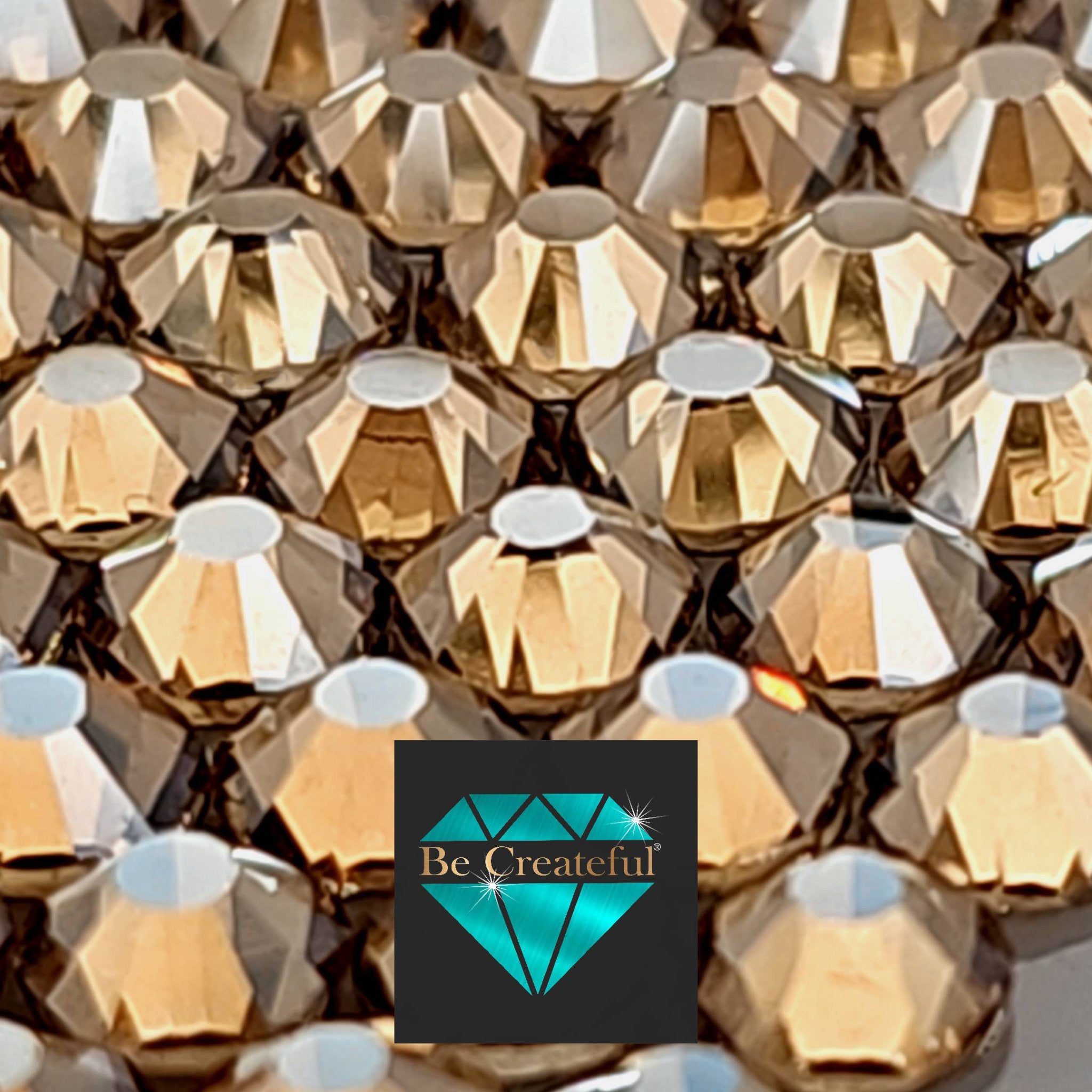 Champagne Rhinestone Micro FLATBACK Champagne Glass Rhinestones | Foiled, Wholesale Pricing – Be ...