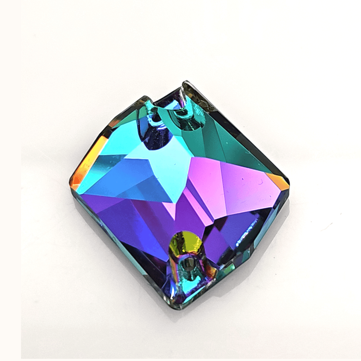 High Quality Volcano Emerald Glass Cosmic SHAPED Sew On Rhinestone
