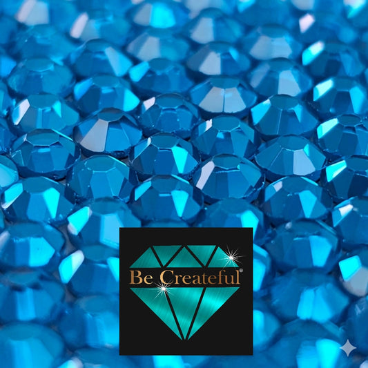 Blue Zircon DMC Hotfix Rhinestones