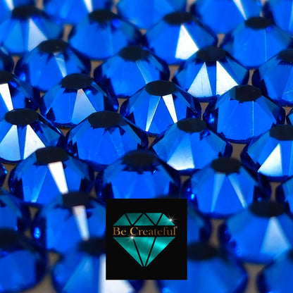 BULK LUXE® Cobalt Blue FLATBACK Rhinestones