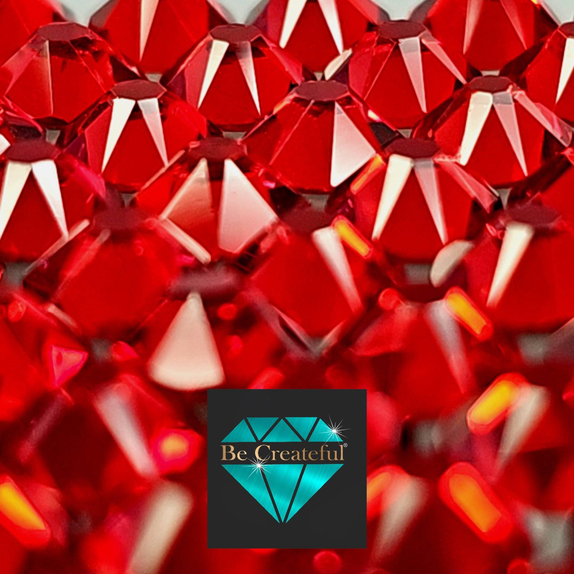 LUXE® Light Siam Red Bulk Flatback Rhinestones