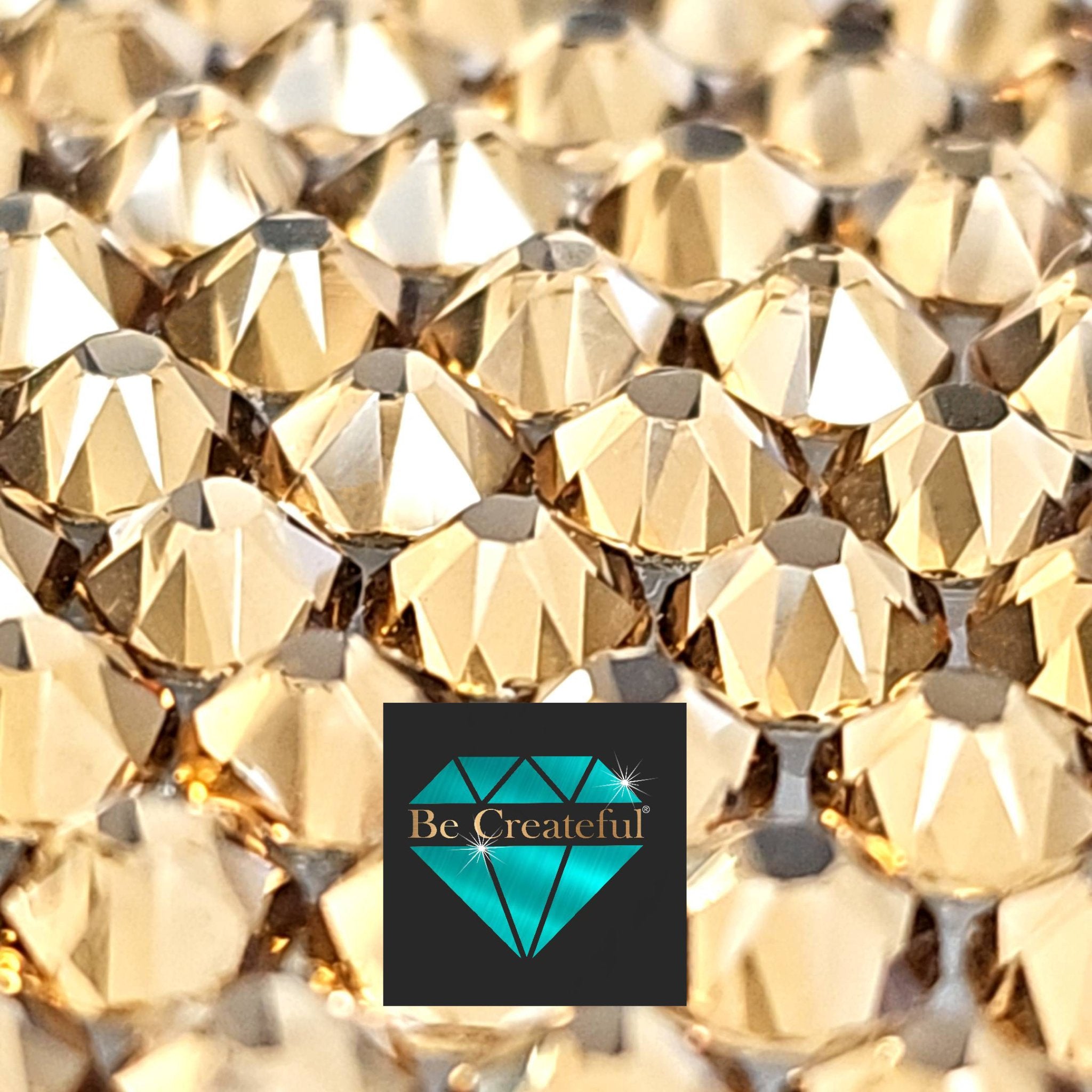 💎Light Topaz Glass BULK LUXE® Rhinestones Wholesale Pricing! – Be Createful