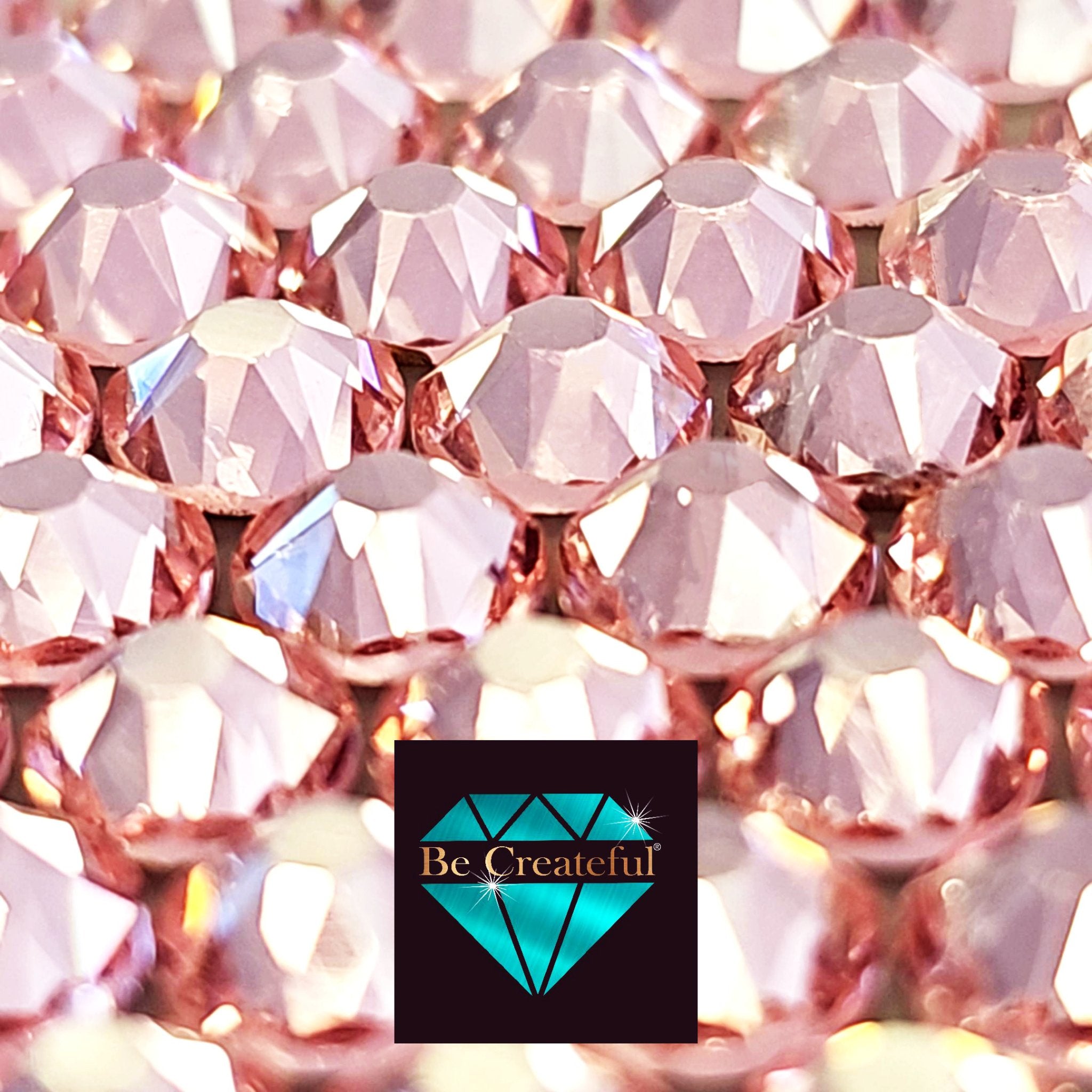 💎BULK LUXE® Pink Flatback Rhinestones - Wholesale Rhinestone Prices ...
