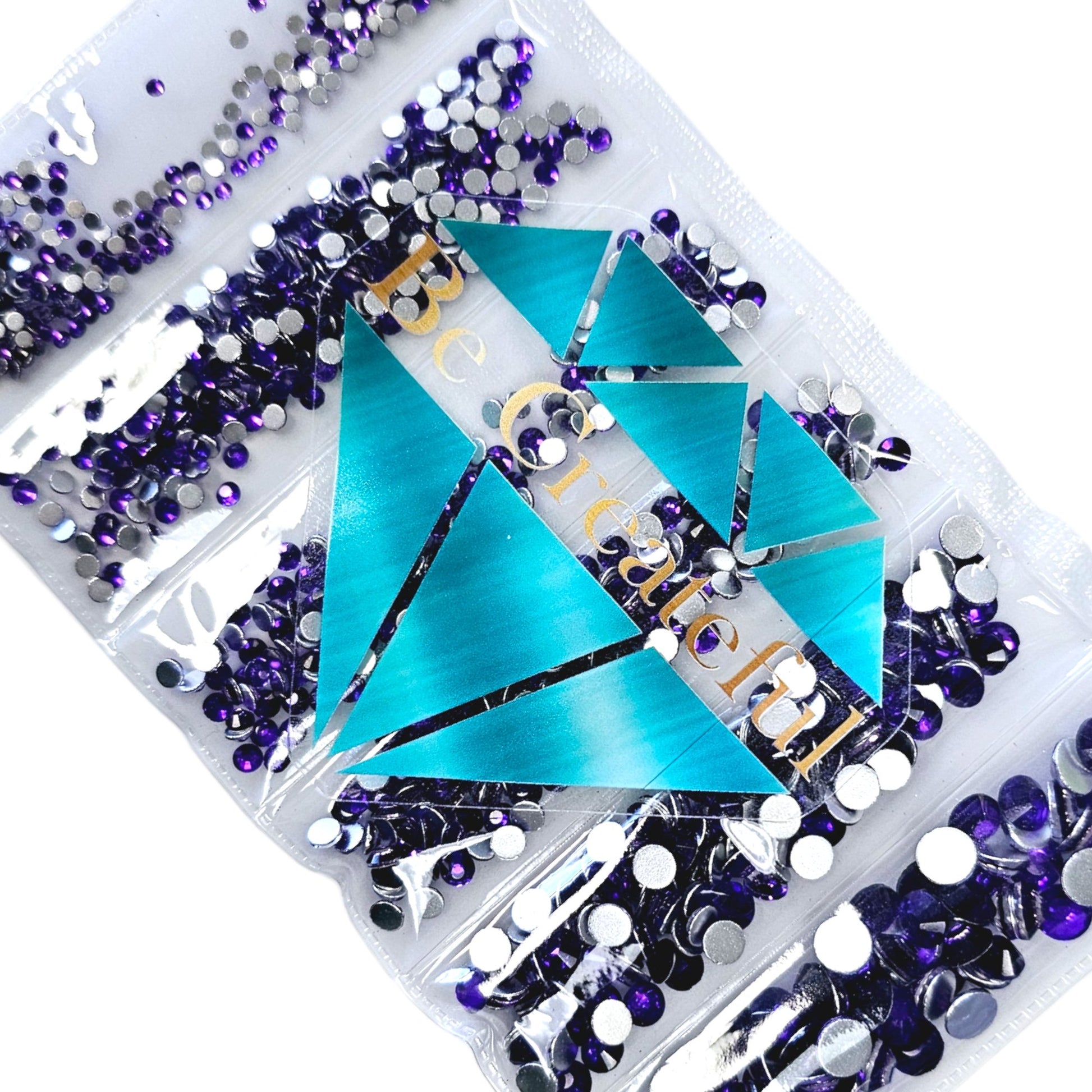 Multi-Size Purple Royale Flatback Rhinestones